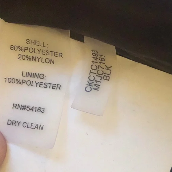 NWOT, Maria Bianca Nero Black Stretch, Satin Sheen Blazer - Picture 11 of 13